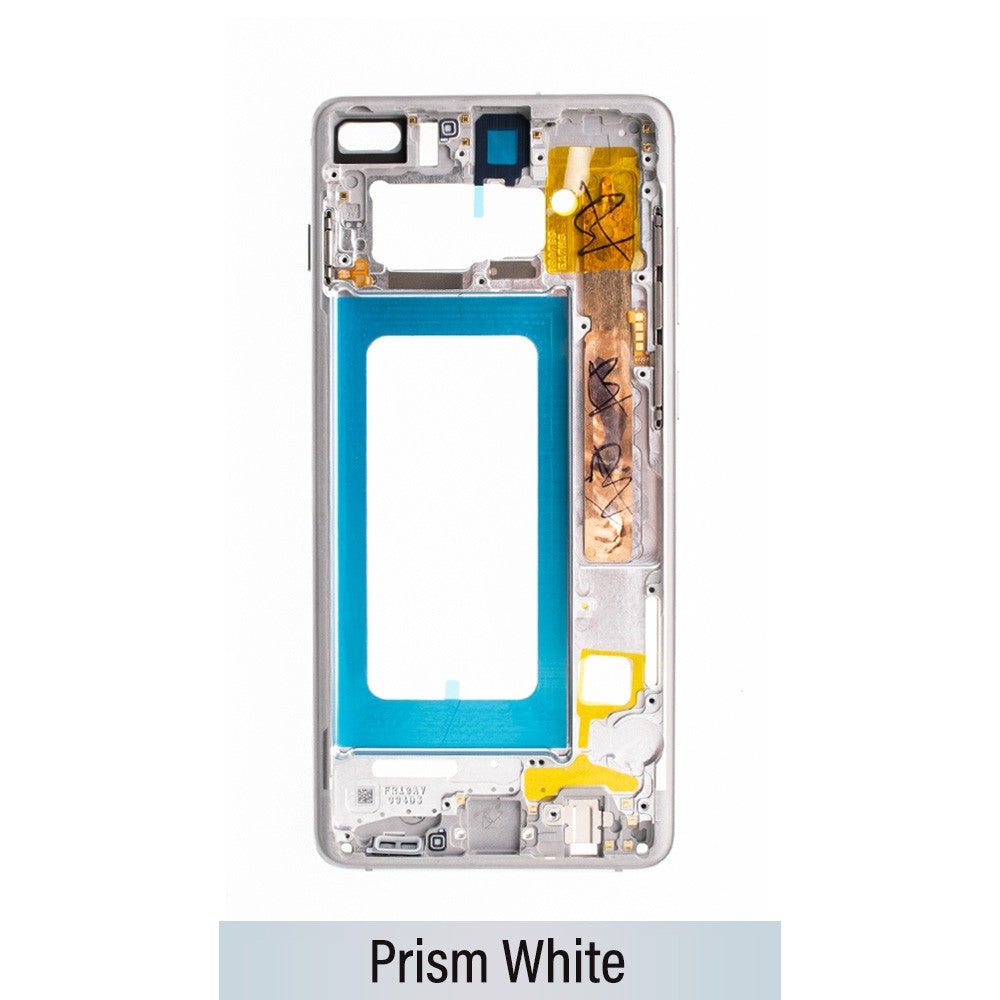 Chassis Mid Frame Cover Replacement Assembly for Samsung Galaxy S10 Plus G975F-Prism White Chassis Mid Frame Cover Replacement Assembly for Samsung Galaxy S10 Plus G975F-Prism White